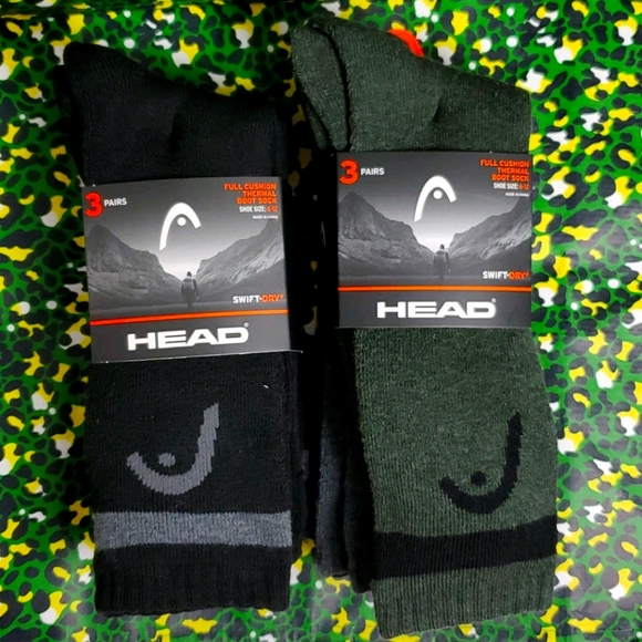 Head Other - 🥾👟👢BUNDLE HEAD MENS 6-12 SWIFT DRY FULL CUSHION